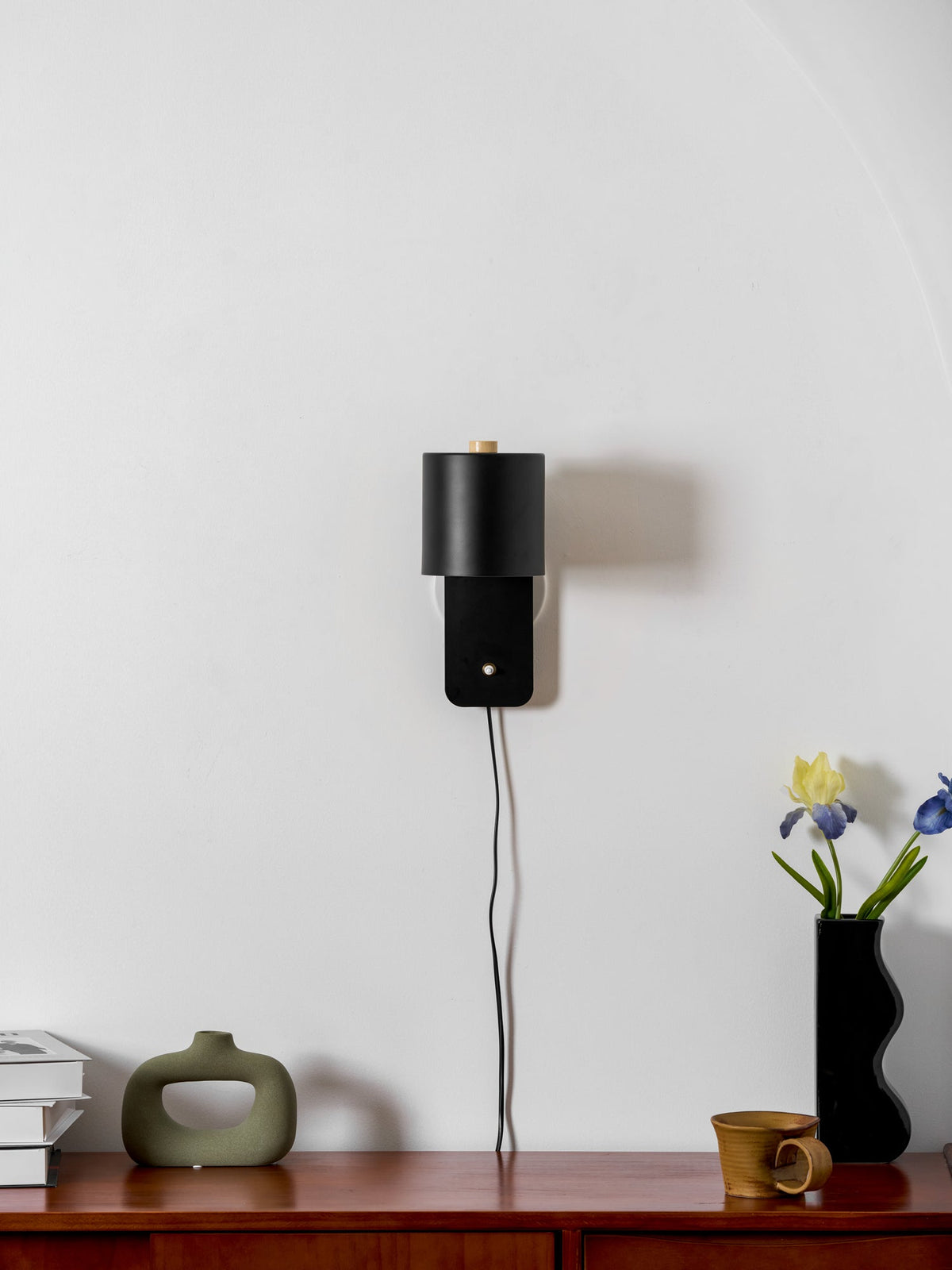 Pivot Cylinder Plug-in Wall Light