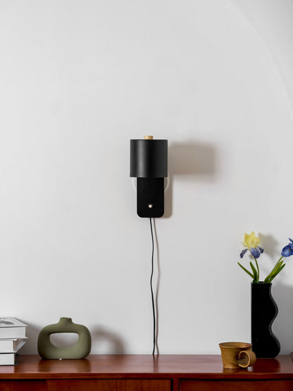 Pivot Cylinder Plug-in Wall Light