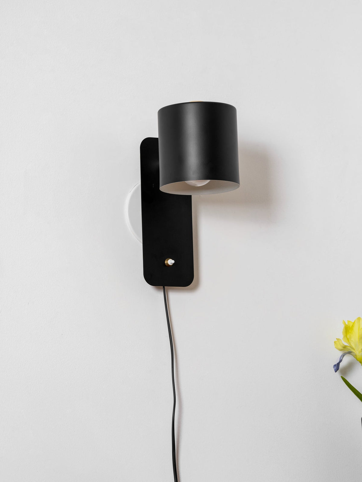 Pivot Cylinder Plug-in Wall Light
