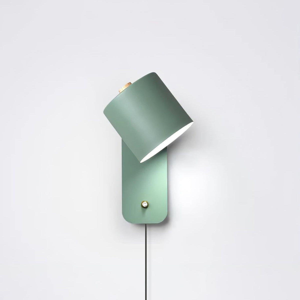 Pivot Cylinder Plug-in Wall Light