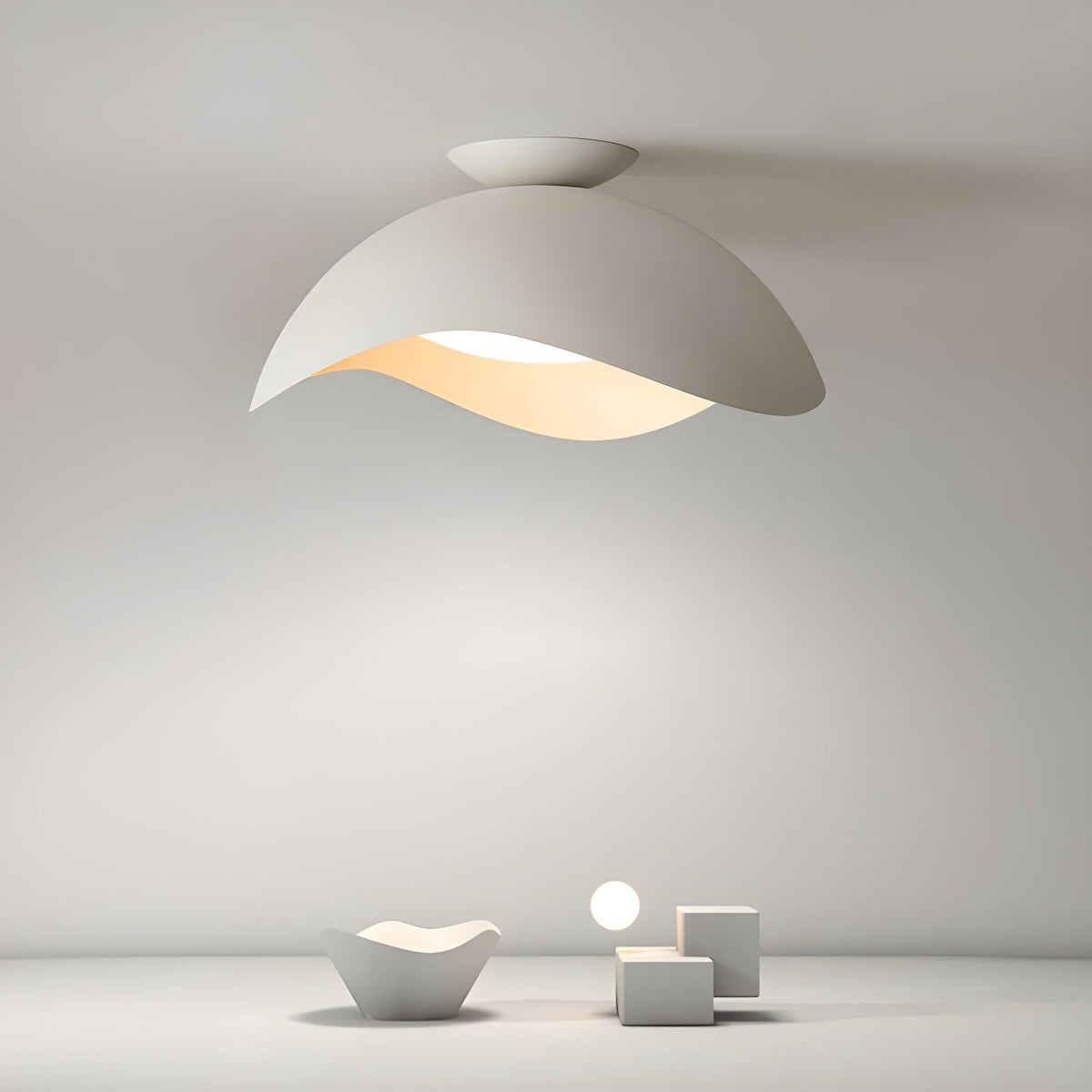 Soft Wave Ceiling Light