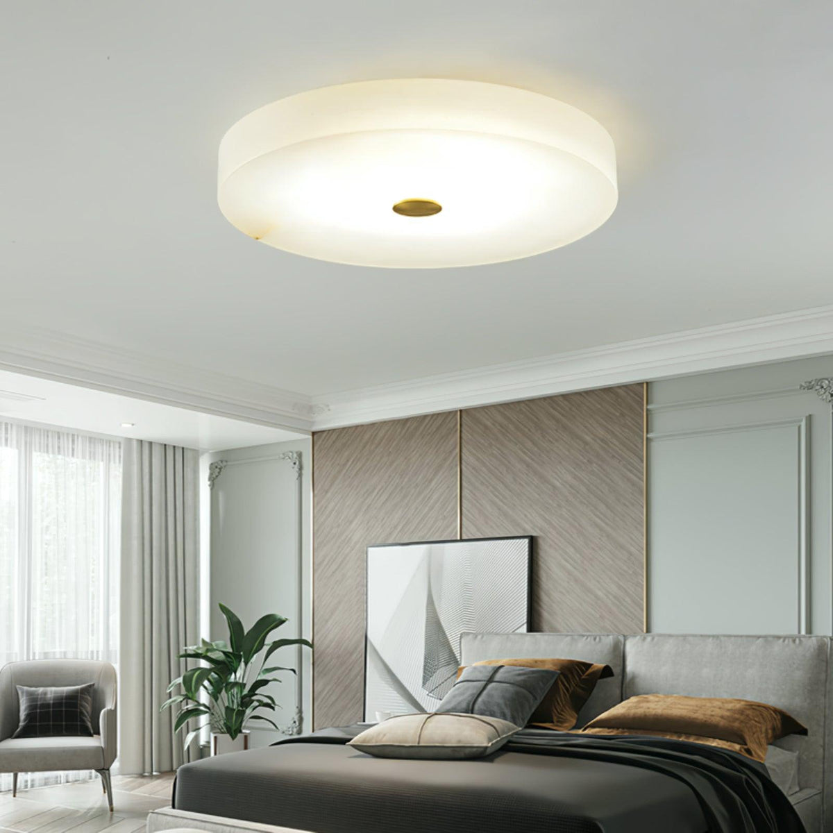 Still Disc Ceiling Light