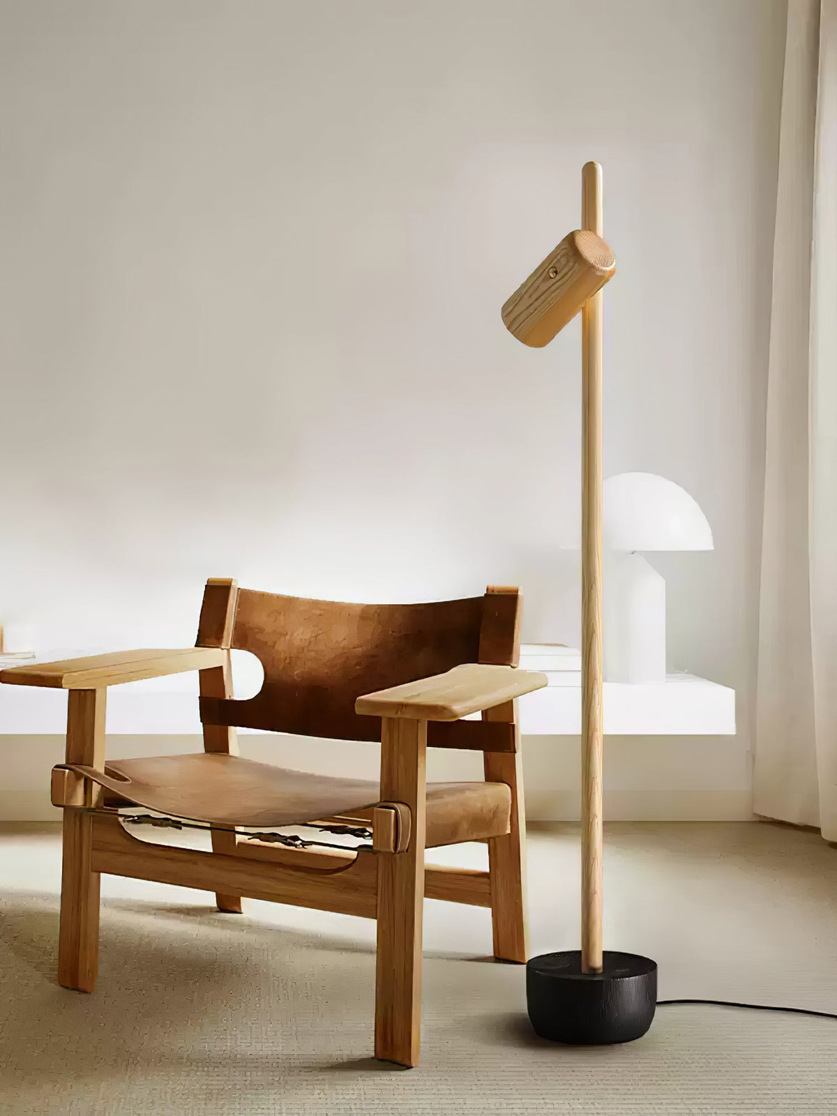Timber Spot Floor Lamp