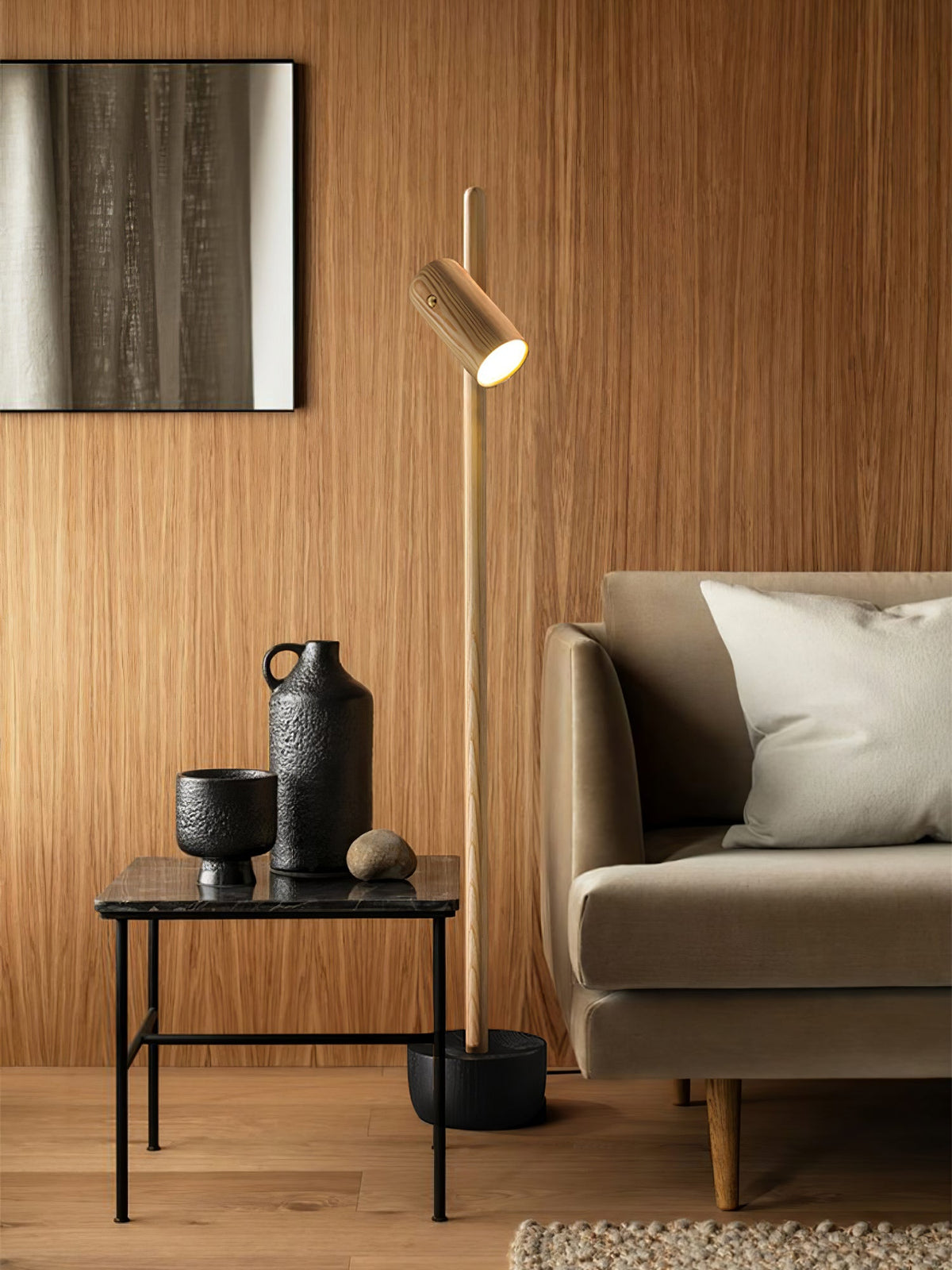 Timber Spot Floor Lamp