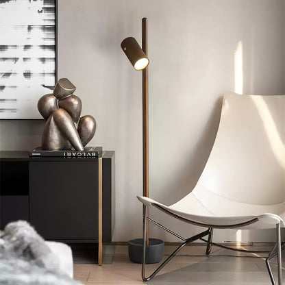 Timber Spot Floor Lamp
