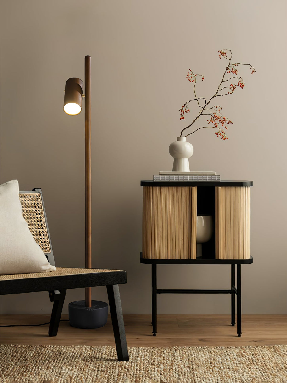 Timber Spot Floor Lamp