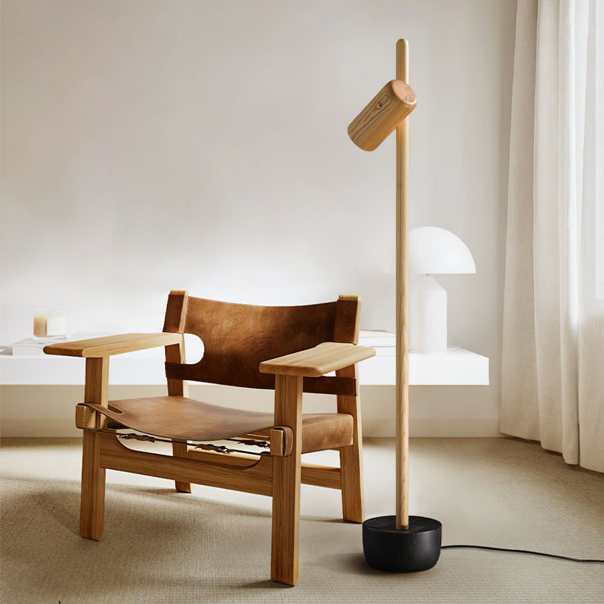 Timber Spot Floor Lamp