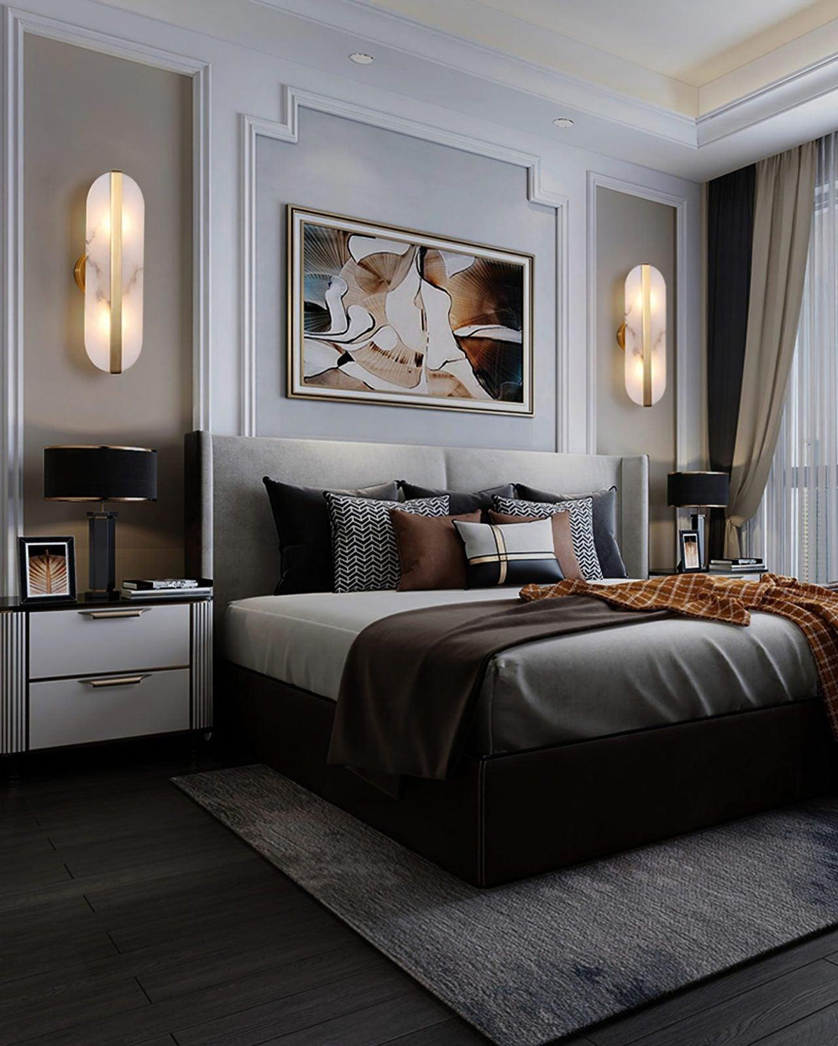 Vein Oval Wall Light