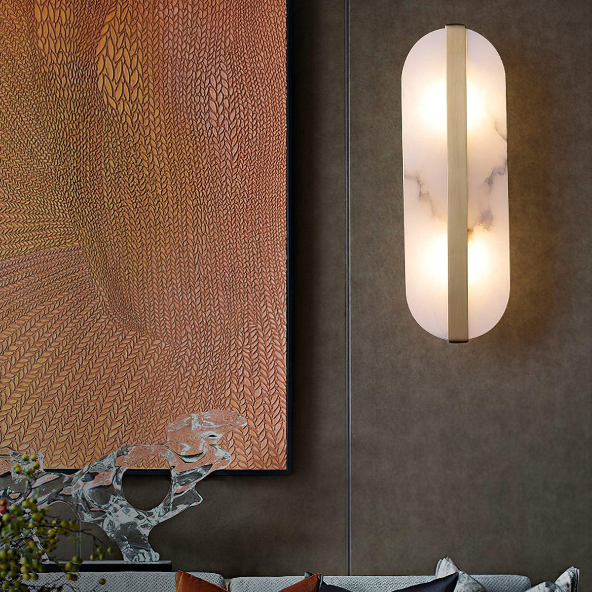 Vein Oval Wall Light