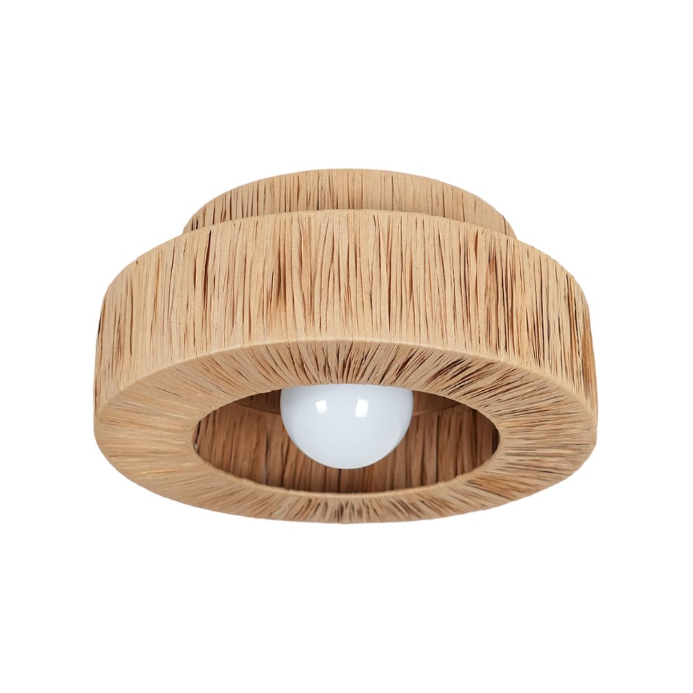 Woven Drum Ceiling Light