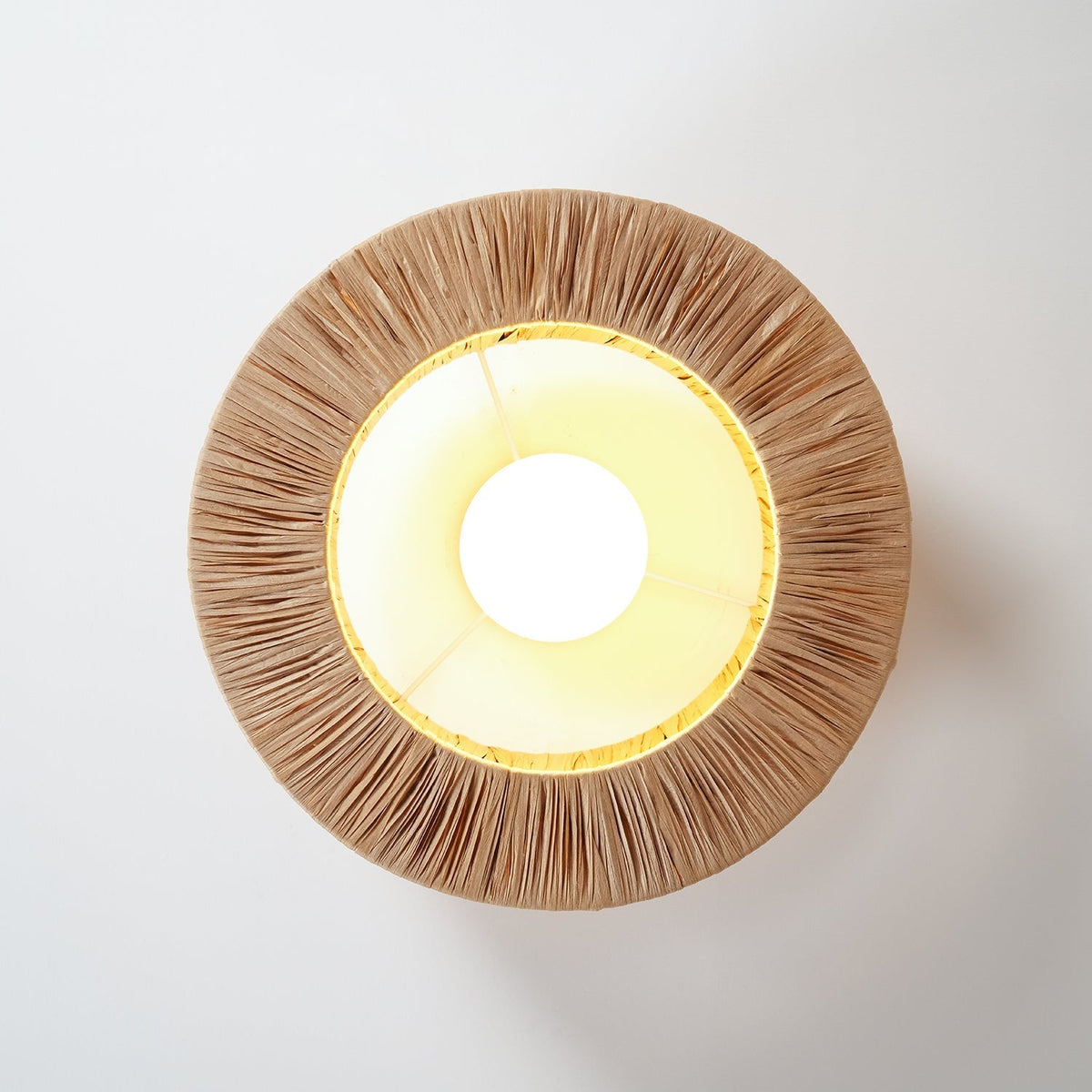 Woven Drum Ceiling Light