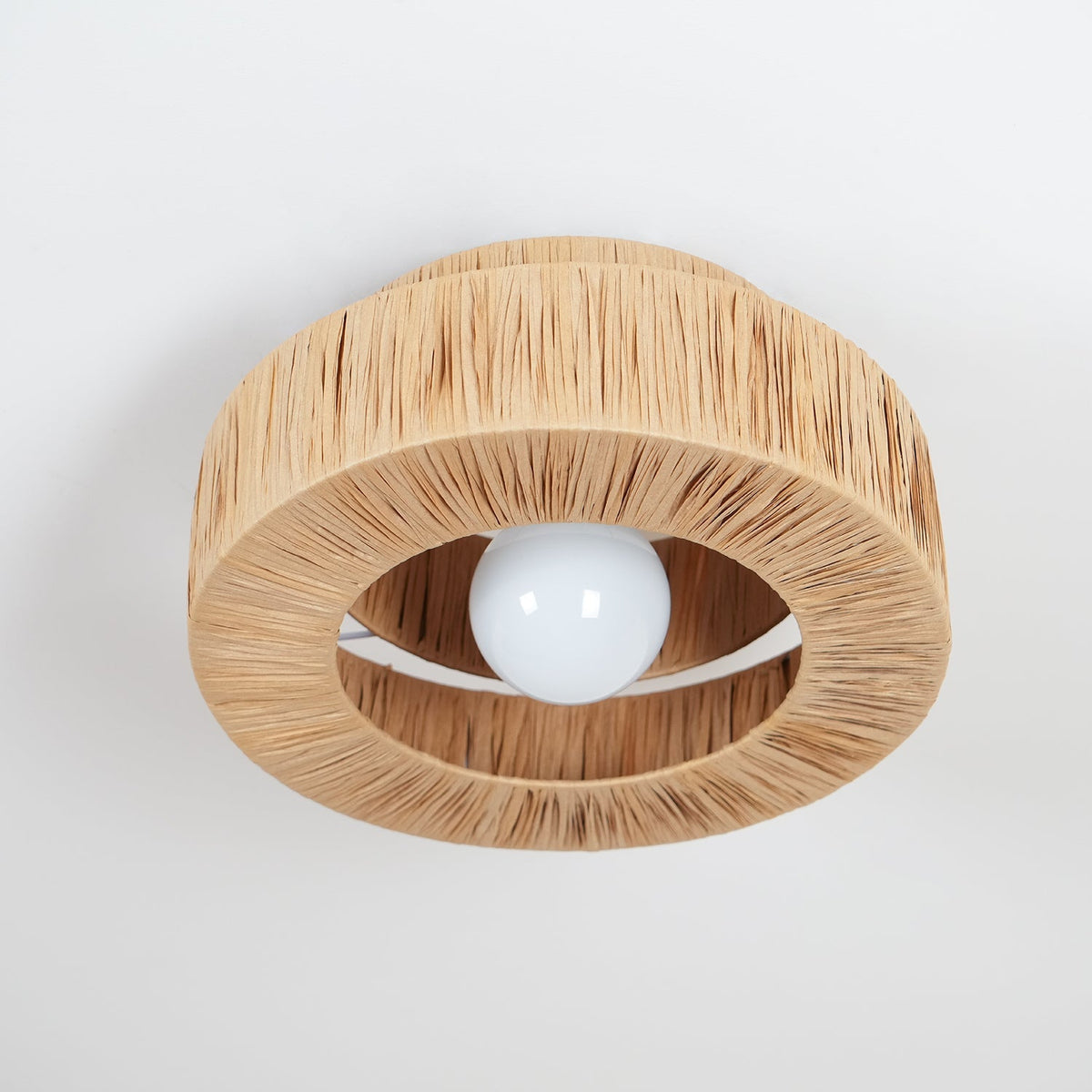Woven Drum Ceiling Light