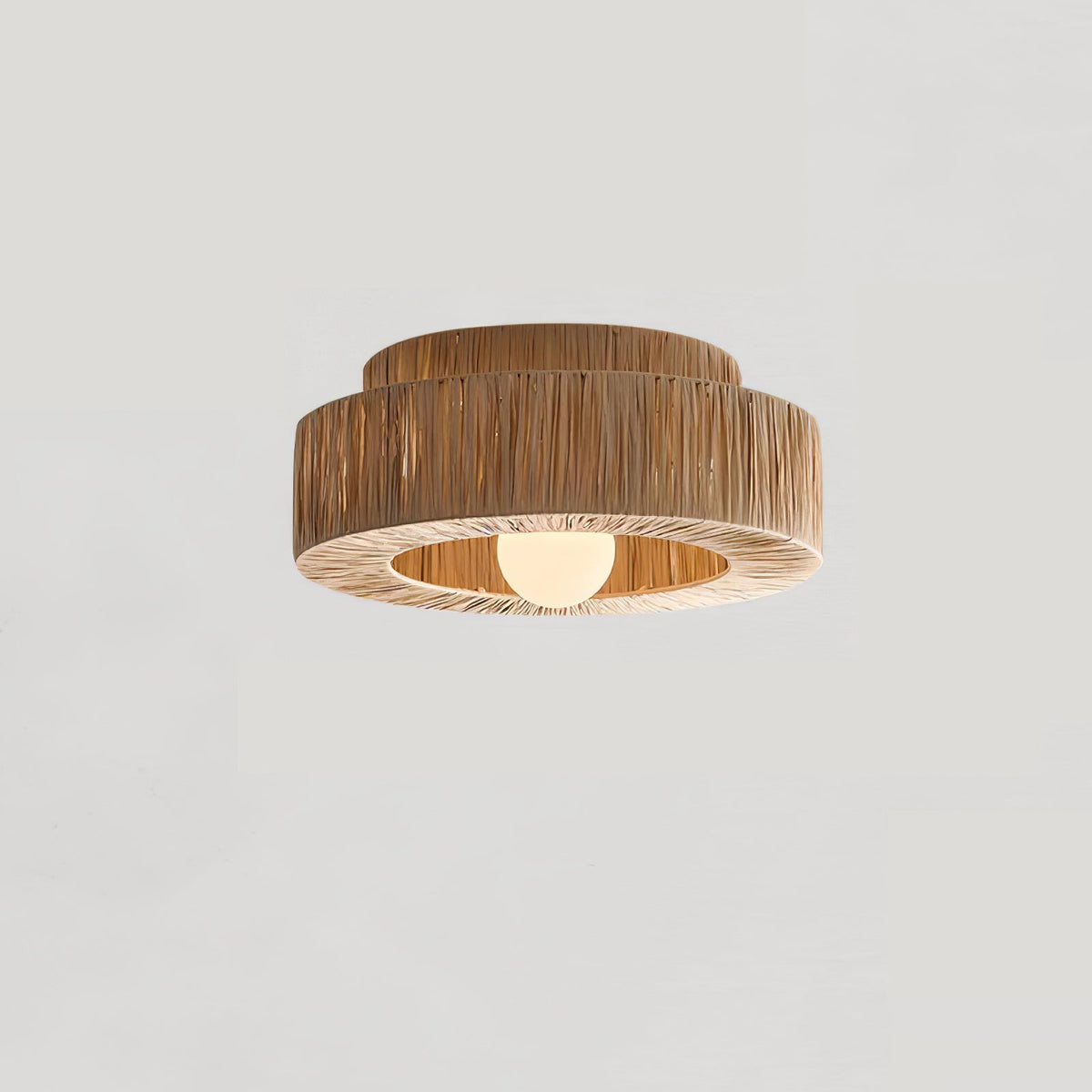 Woven Drum Ceiling Light
