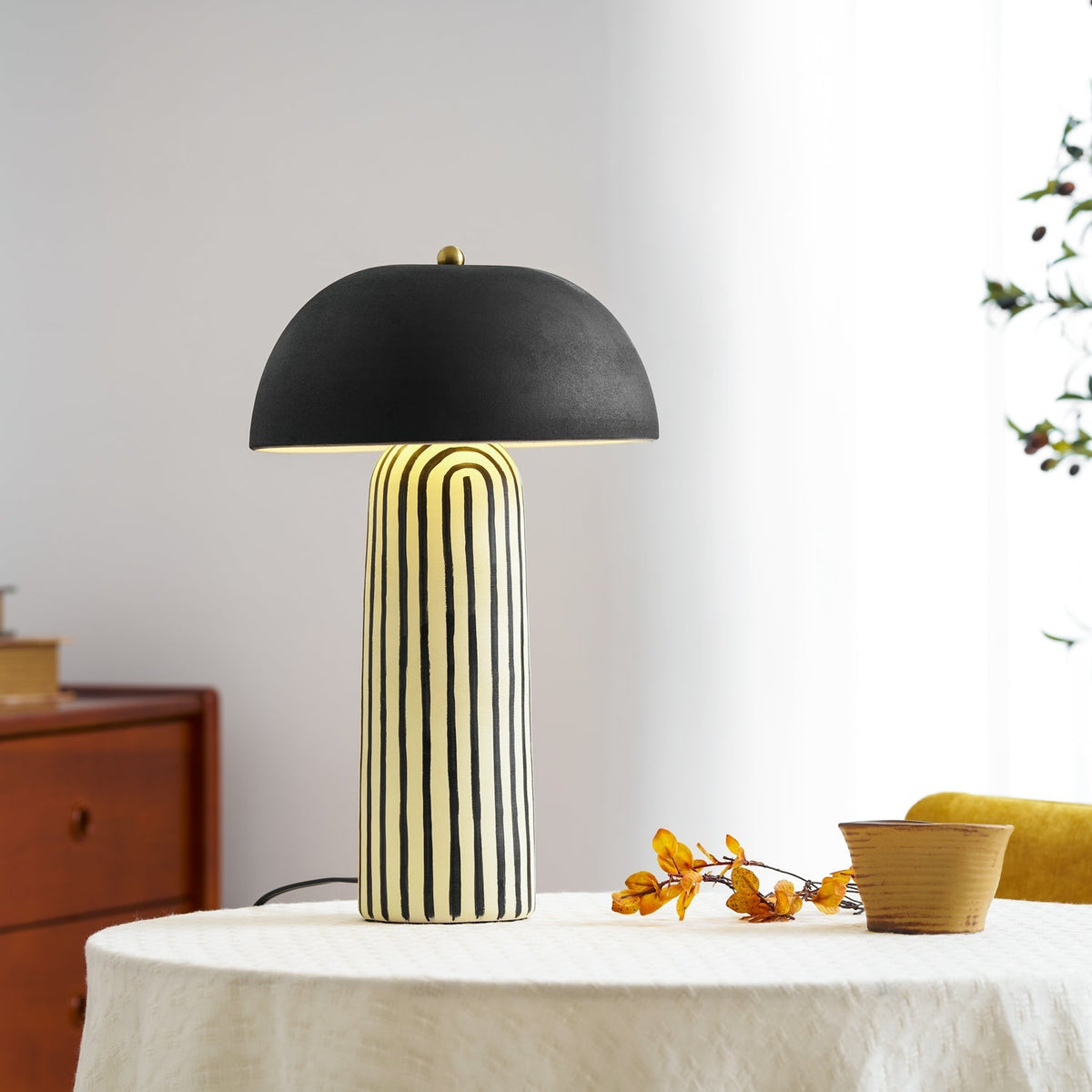 Contour Stripe Table Lamp