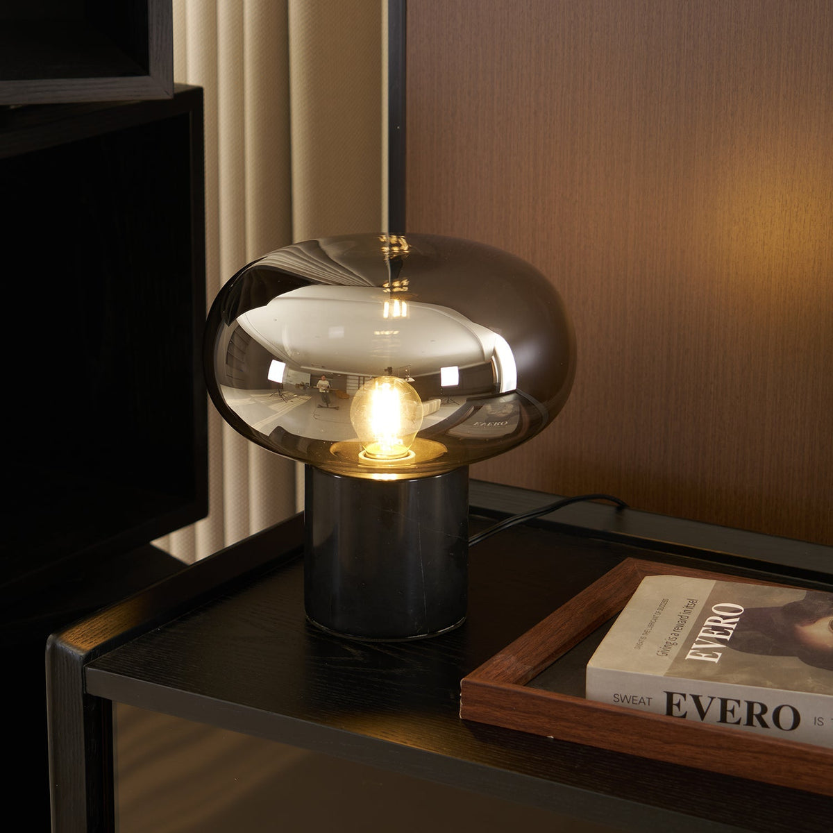 Smoke Bowl Table Lamp