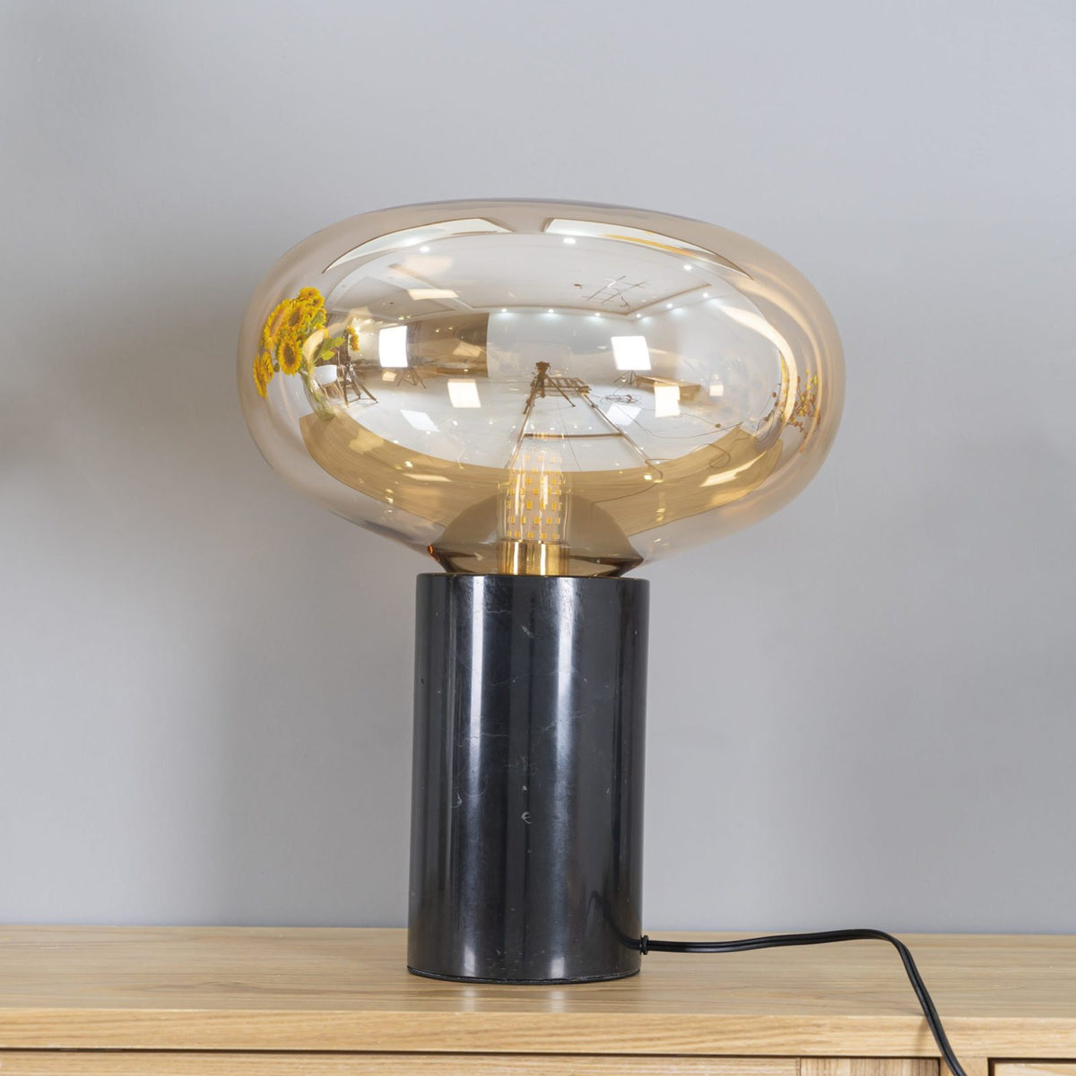 Smoke Bowl Table Lamp