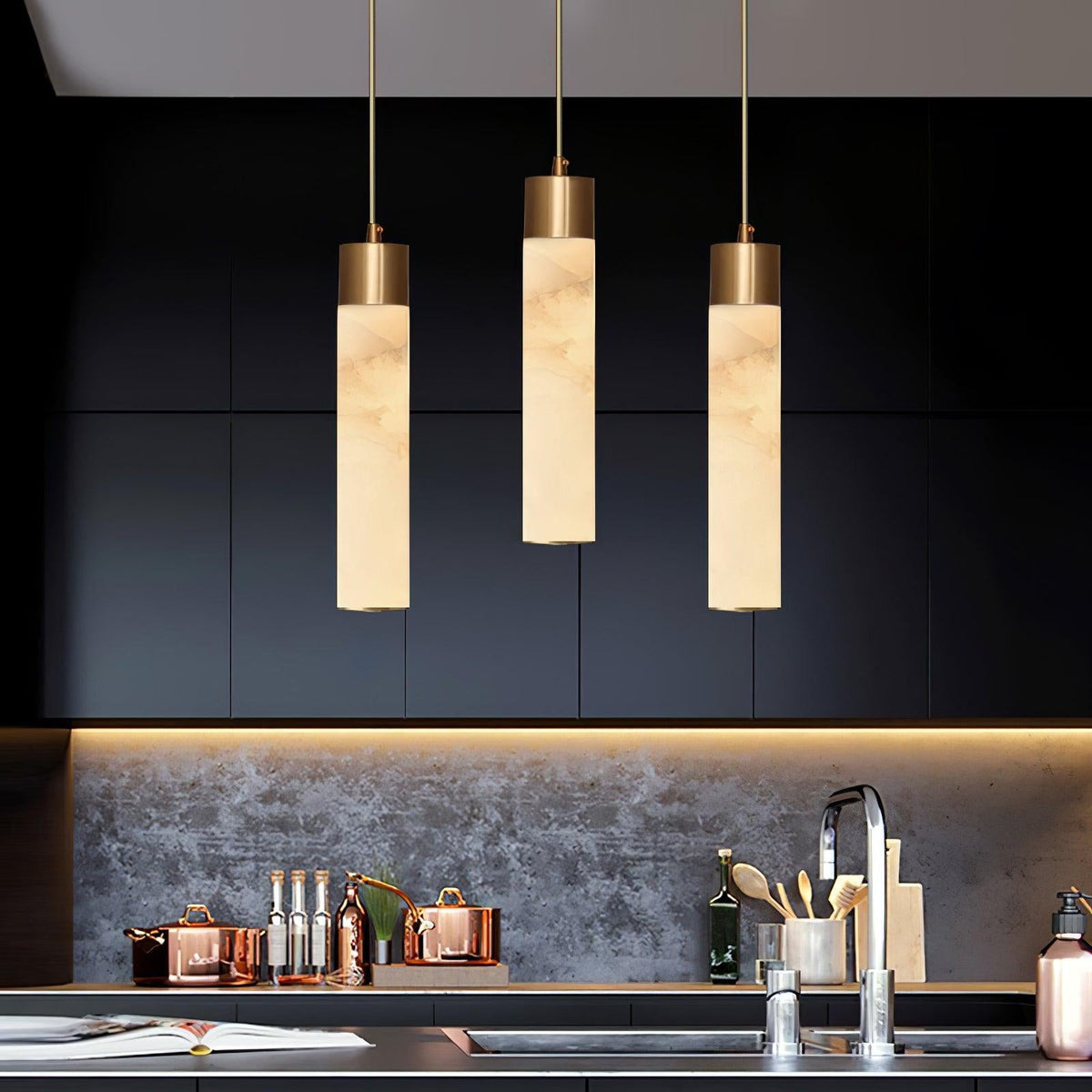 Vein Column Pendant Light