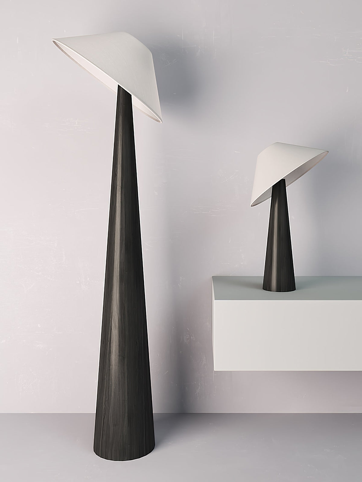 Tilt Timber Floor Lamp