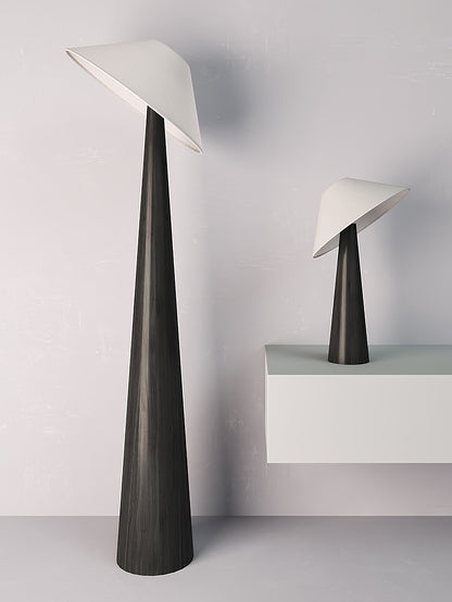 Tilt Timber Floor Lamp