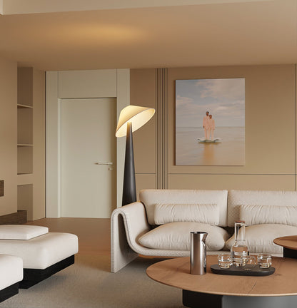 Tilt Timber Floor Lamp