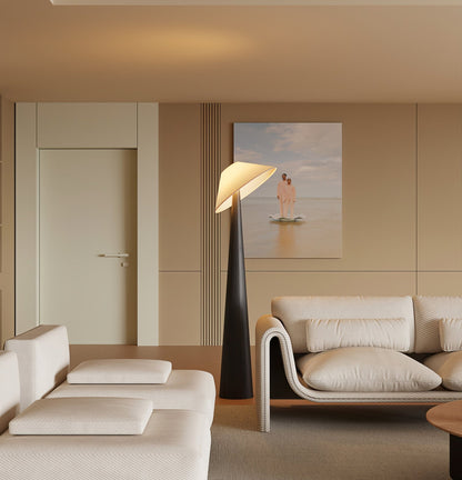 Tilt Timber Floor Lamp