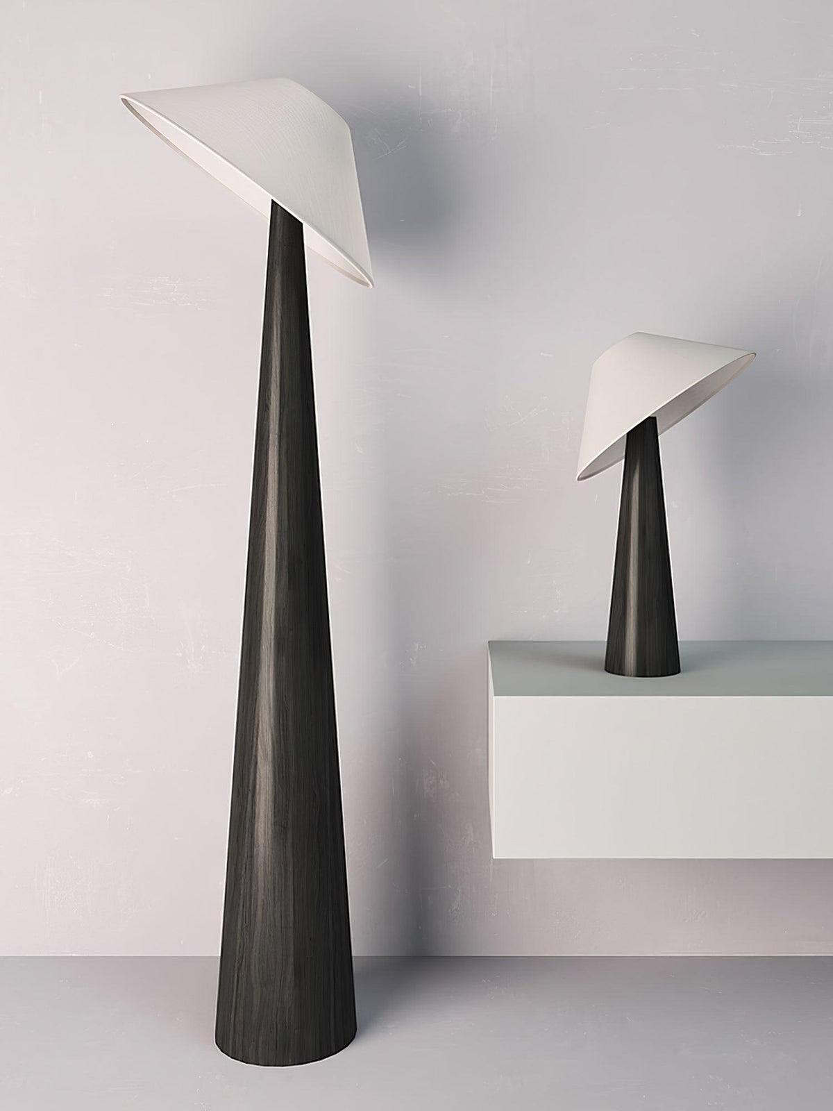 Tilt Timber Floor Lamp