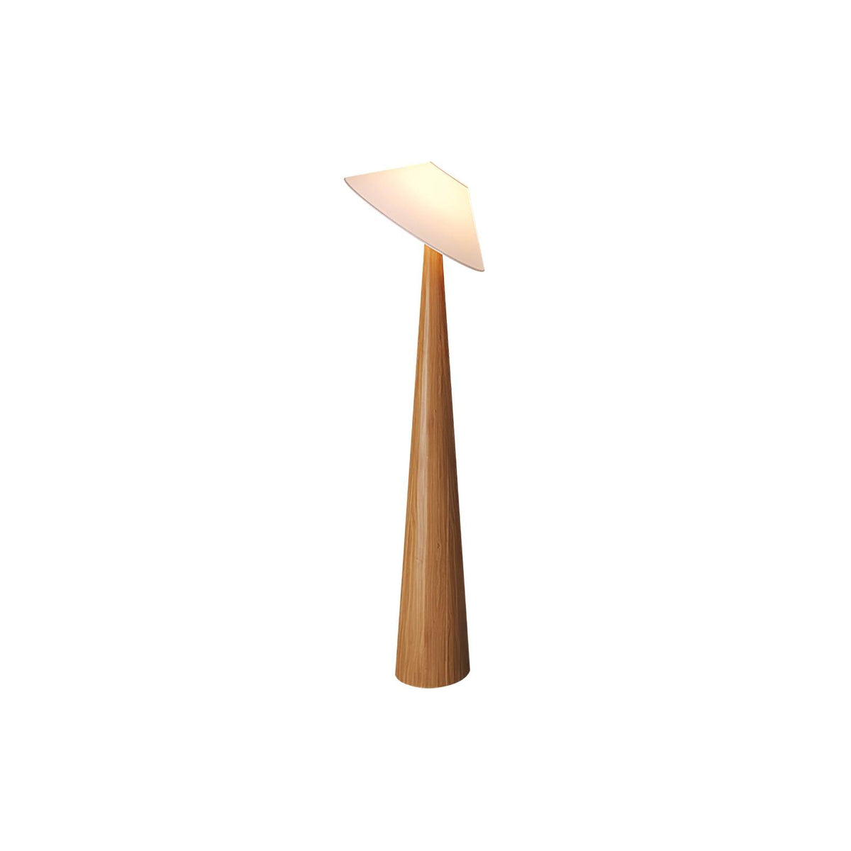 Tilt Timber Floor Lamp