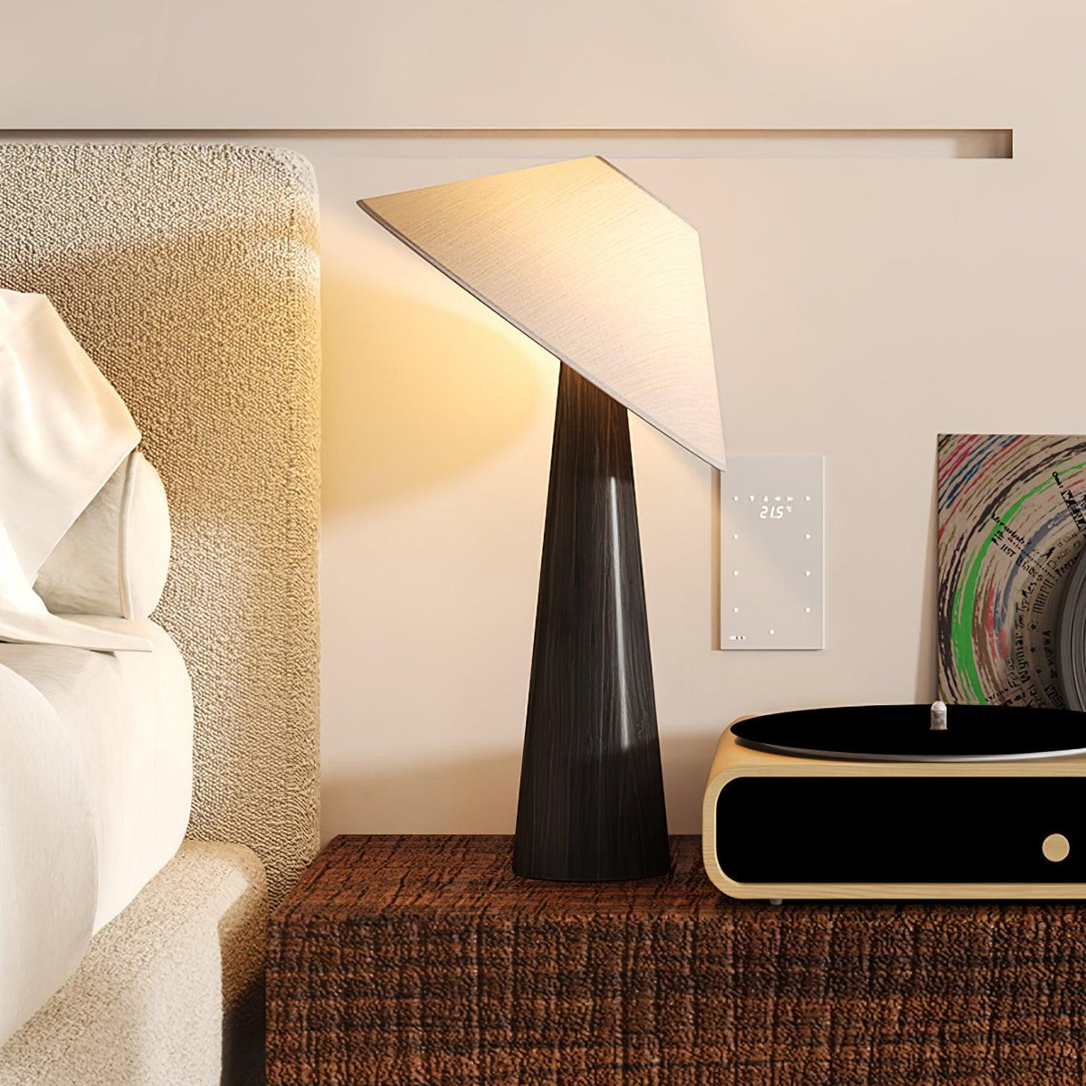 Tilt Timber Floor Lamp