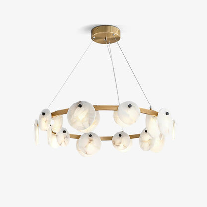Orbit Stone Chandelier