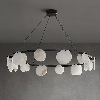 Orbit Stone Chandelier