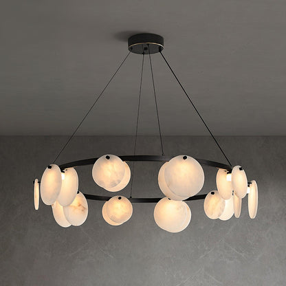 Orbit Stone Chandelier