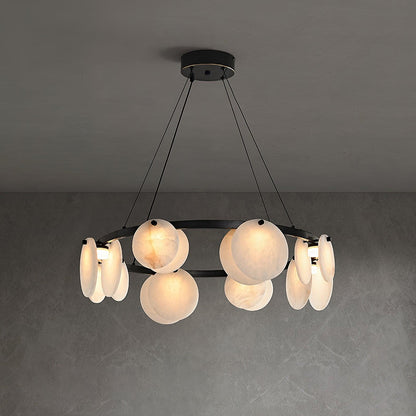 Orbit Stone Chandelier