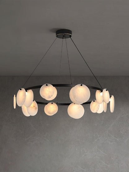 Orbit Stone Chandelier