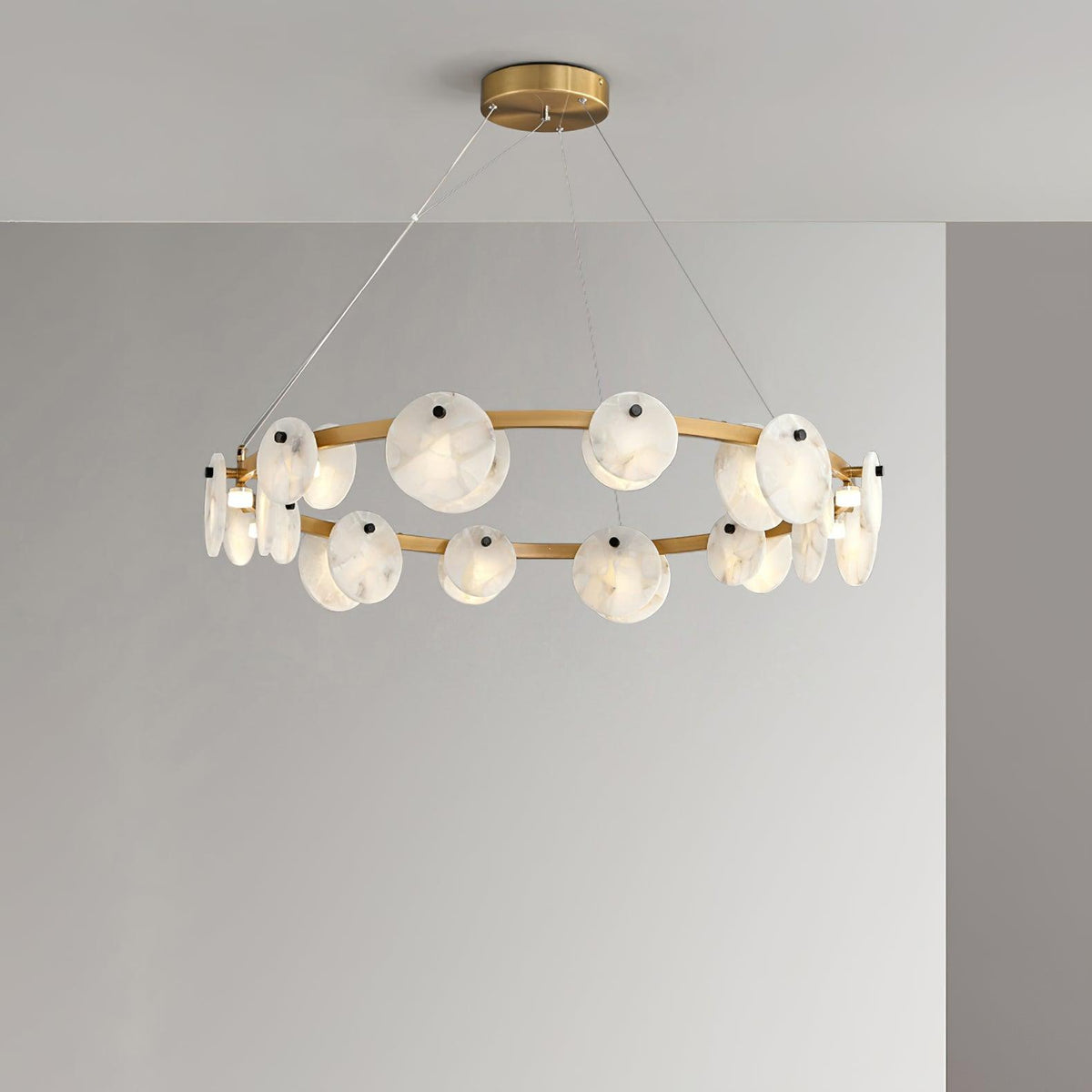 Orbit Stone Chandelier