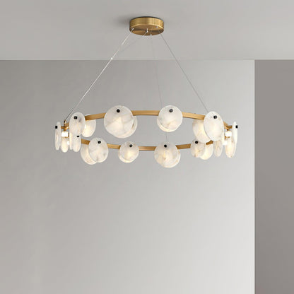 Orbit Stone Chandelier