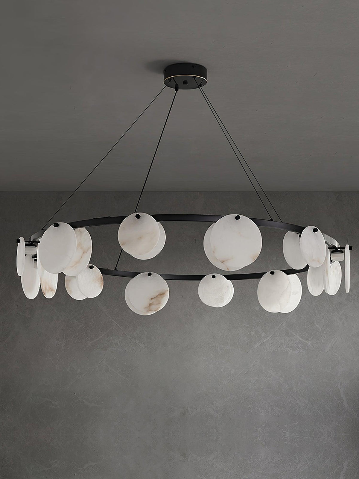 Orbit Stone Chandelier