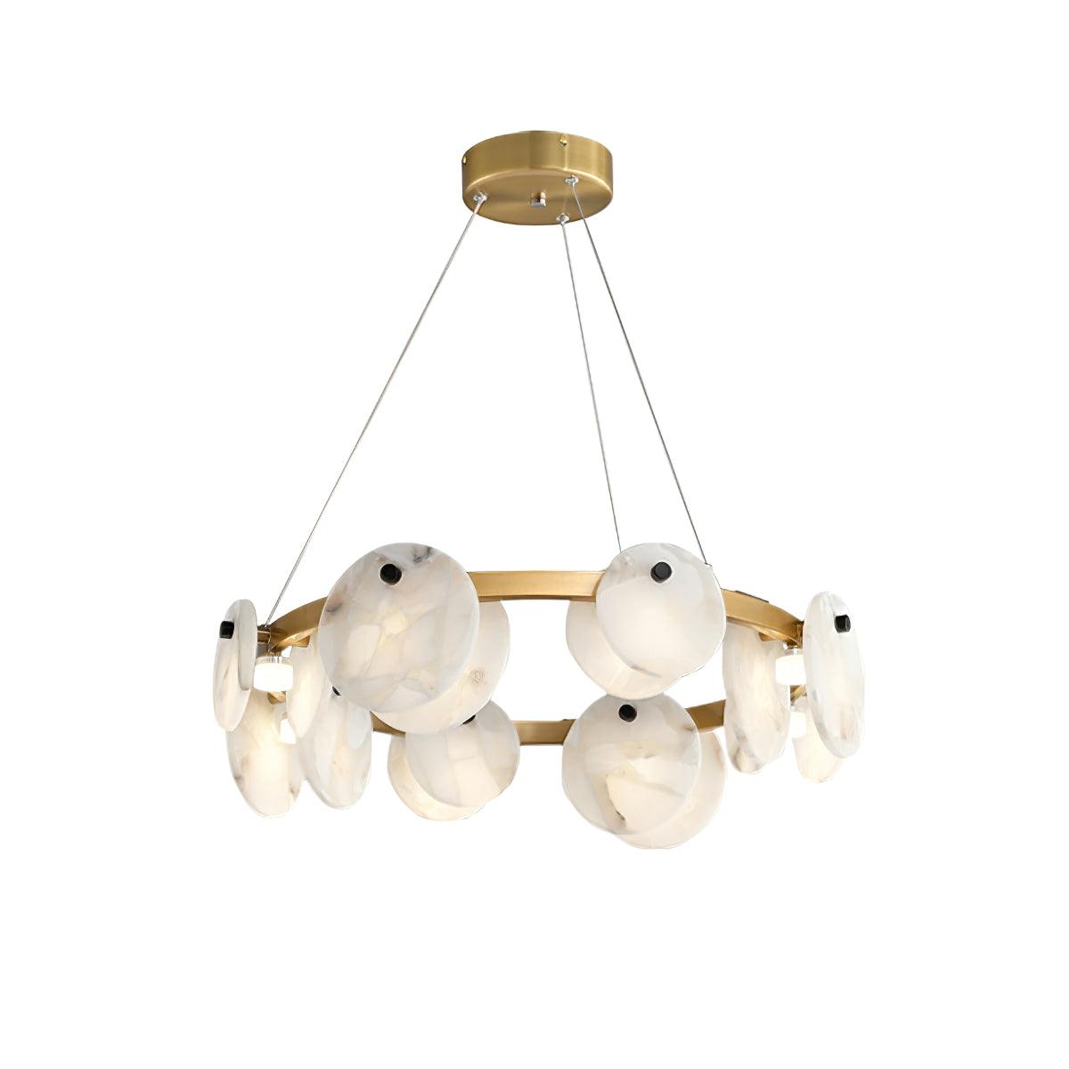 Orbit Stone Chandelier