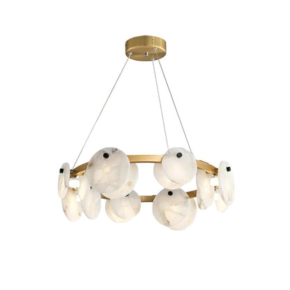 Orbit Stone Chandelier