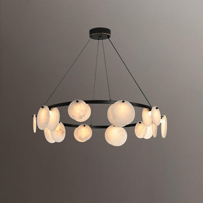 Orbit Stone Chandelier