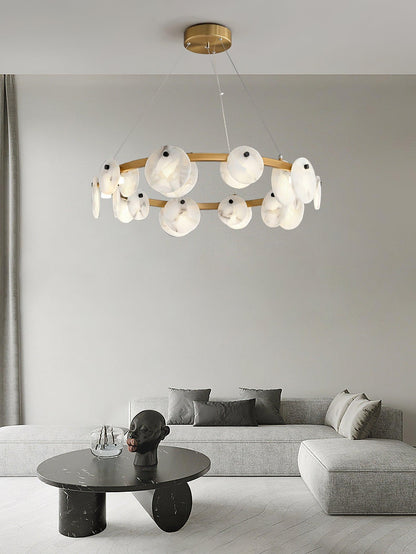 Orbit Stone Chandelier