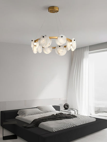 Orbit Stone Chandelier