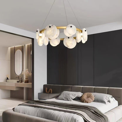 Orbit Stone Chandelier