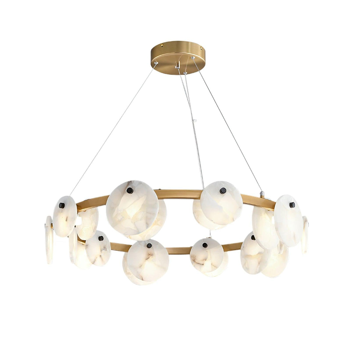 Orbit Stone Chandelier