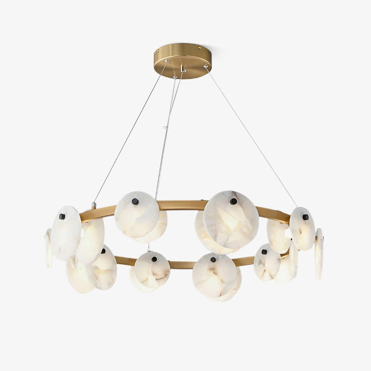 Orbit Stone Chandelier