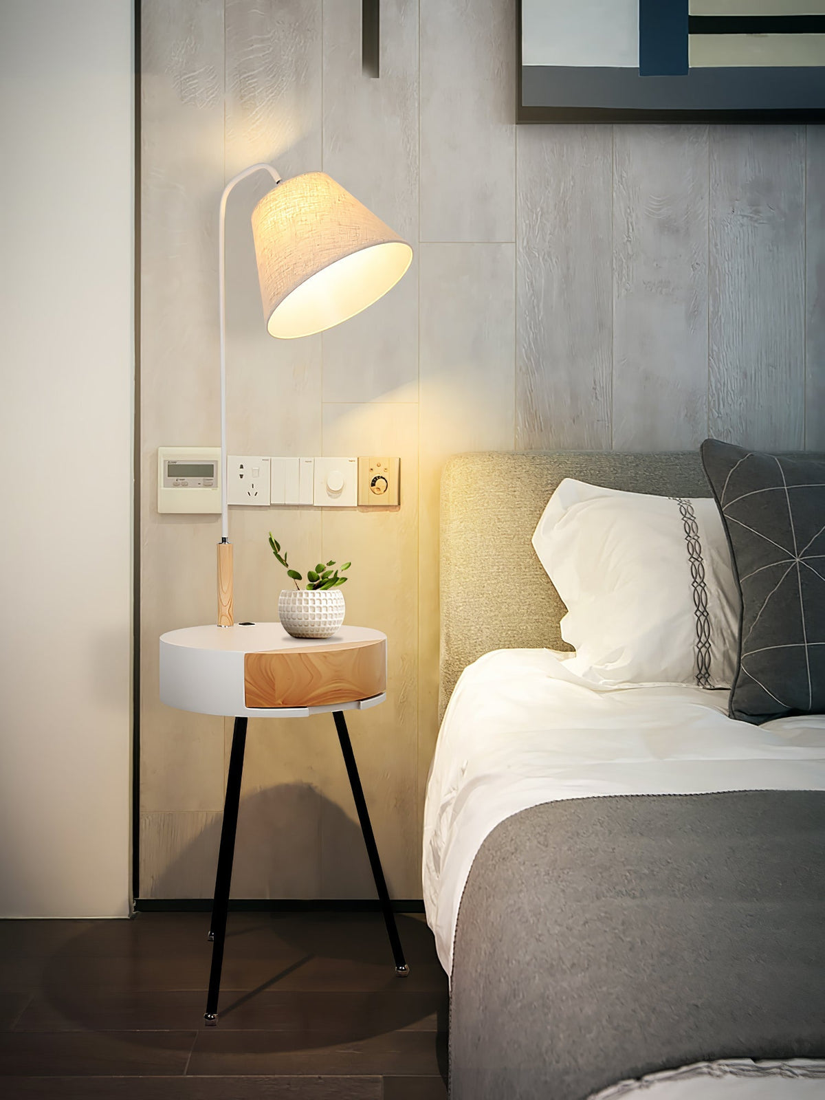 Perch Shelf Floor Lamp