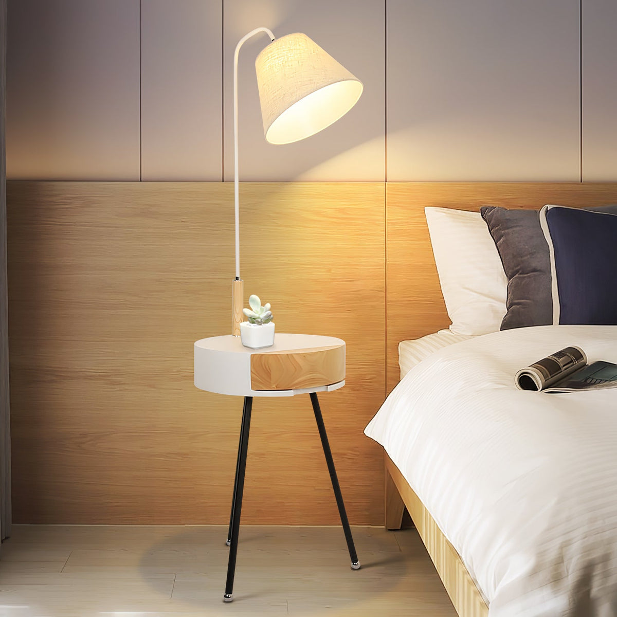 Perch Shelf Floor Lamp