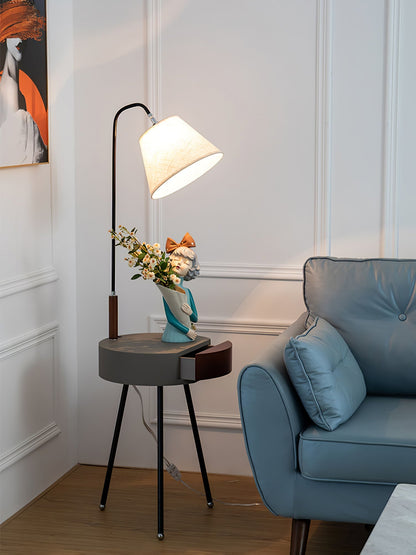 Perch Shelf Floor Lamp