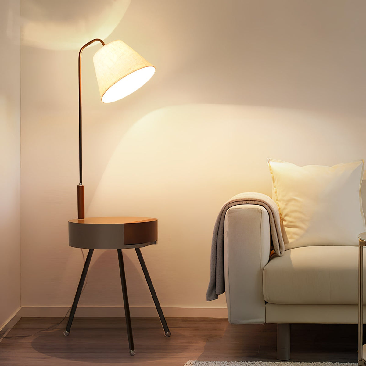 Perch Shelf Floor Lamp
