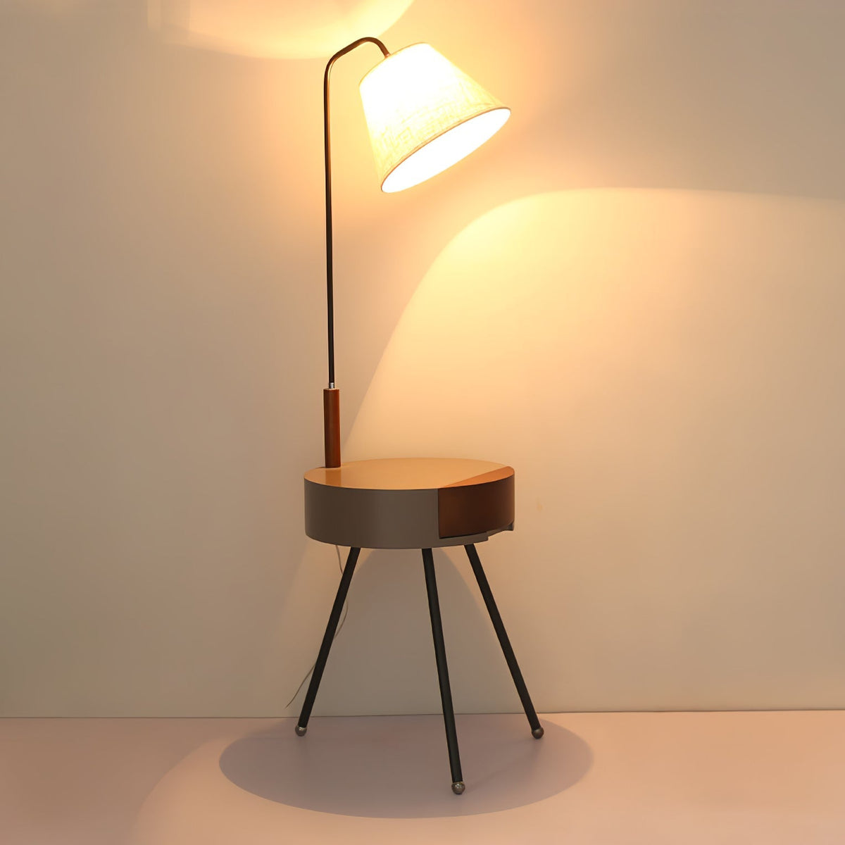 Perch Shelf Floor Lamp