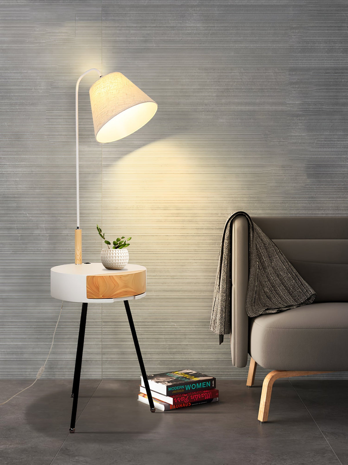 Perch Shelf Floor Lamp